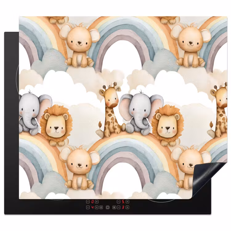 Protezione piano induzione - Safari - Arcobaleno - Colorato — 1