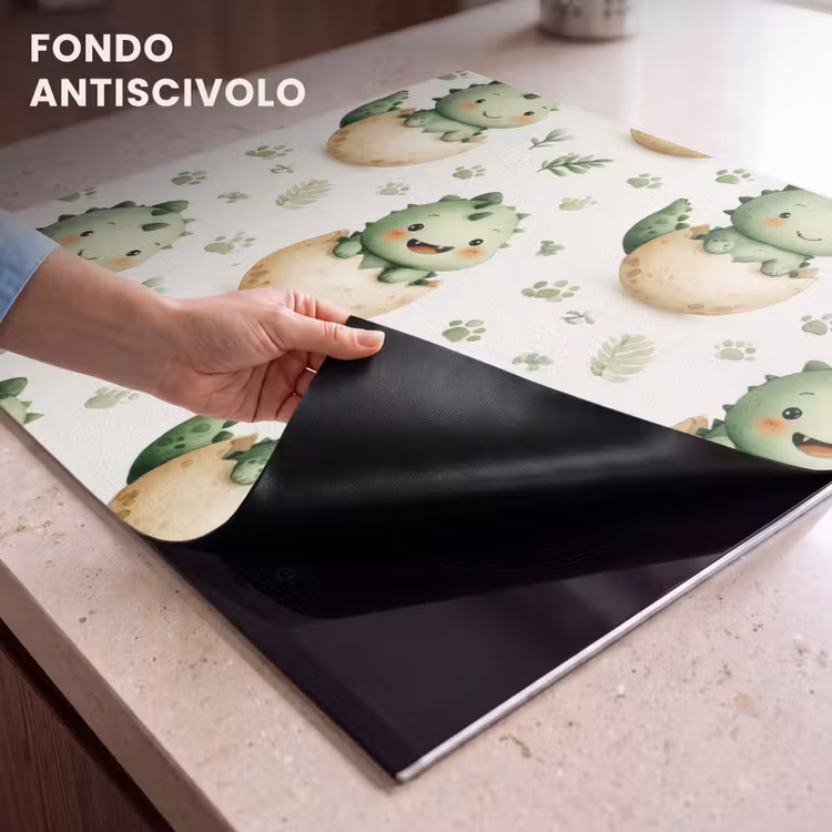 Protezione piano induzione - Dino - Uova - Verde — 6