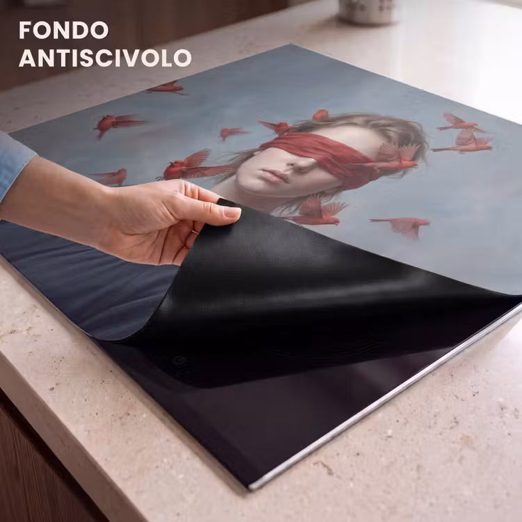 Protezione piano induzione - Ritratto - Potente - Rosso — 6