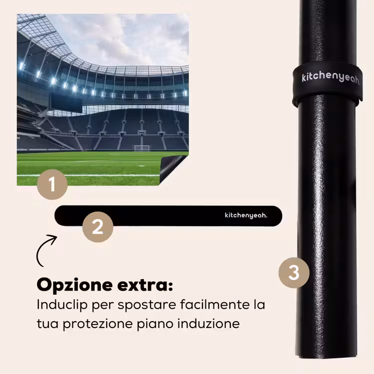 Protezione piano induzione - Calcio - Stadio - Sport - Verde — 8