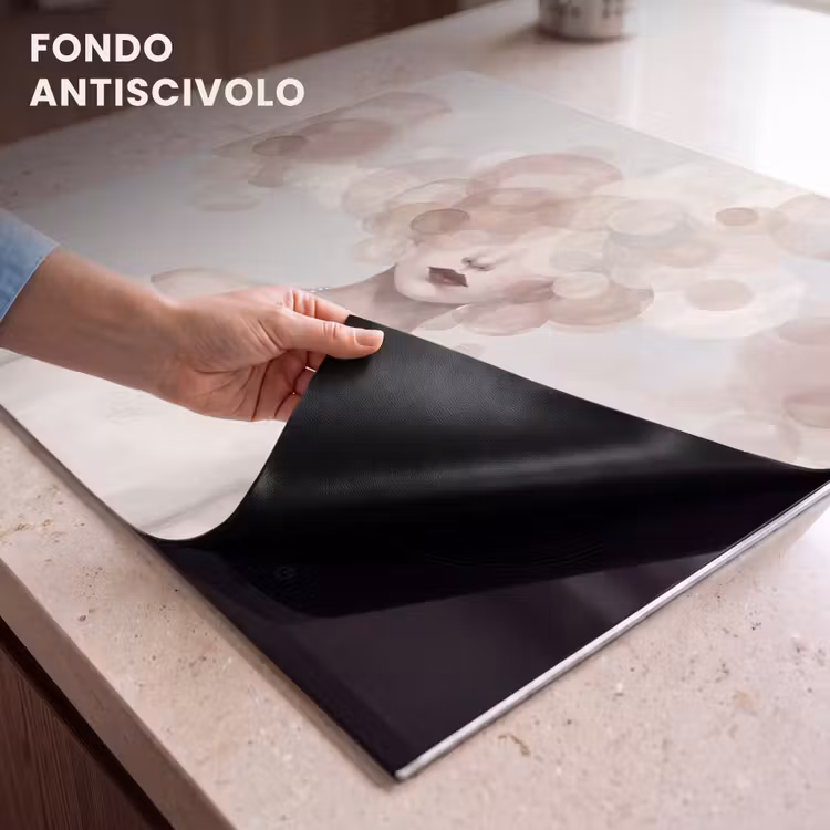 Protezione piano induzione - Donna - Cerchi - Beige — 6
