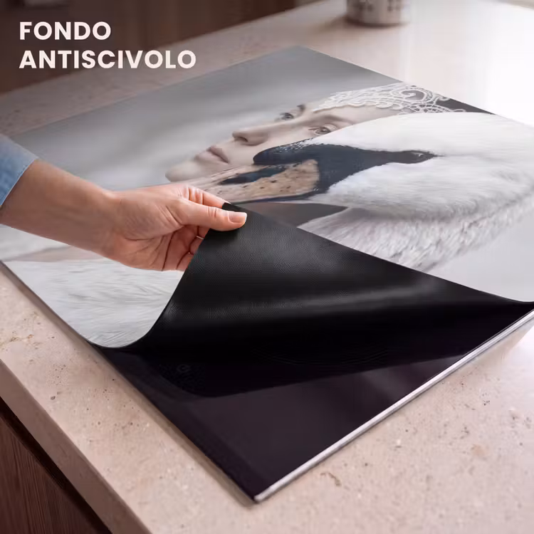 Protezione piano induzione - Donna - Cigno - Bianco — 6