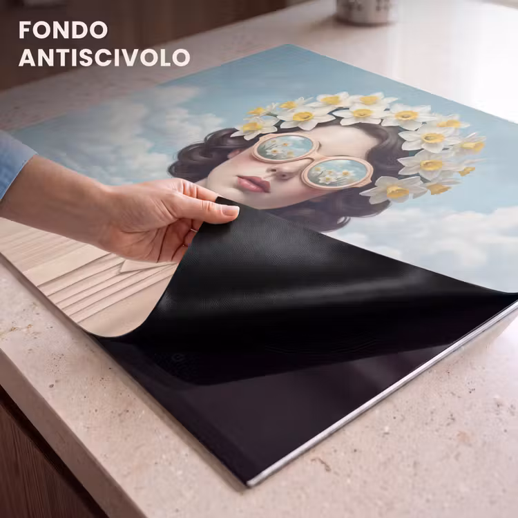Protezione piano induzione - Donna - Narcisi - Giallo — 6