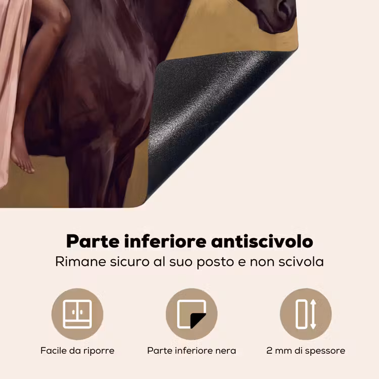 Protezione piano induzione - Cavallo - Classico - Ocra — 6