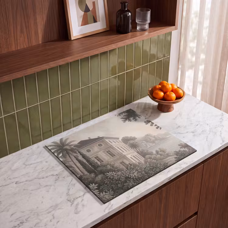 Protezione piano induzione - Mare - Villa - Beige — 4