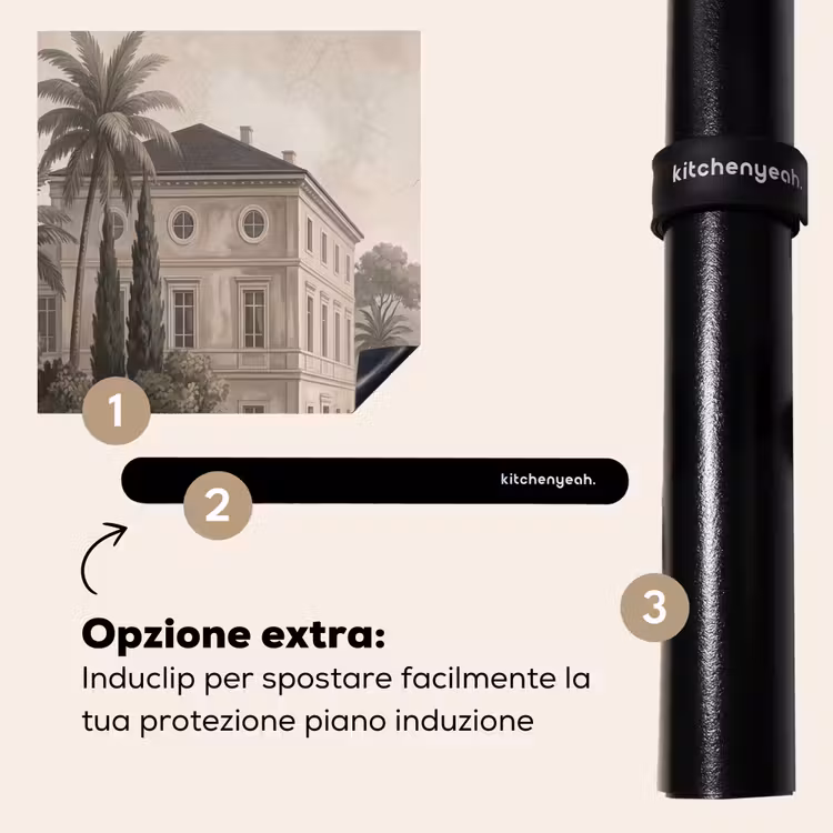 Protezione piano induzione - Mare - Villa - Beige — 8