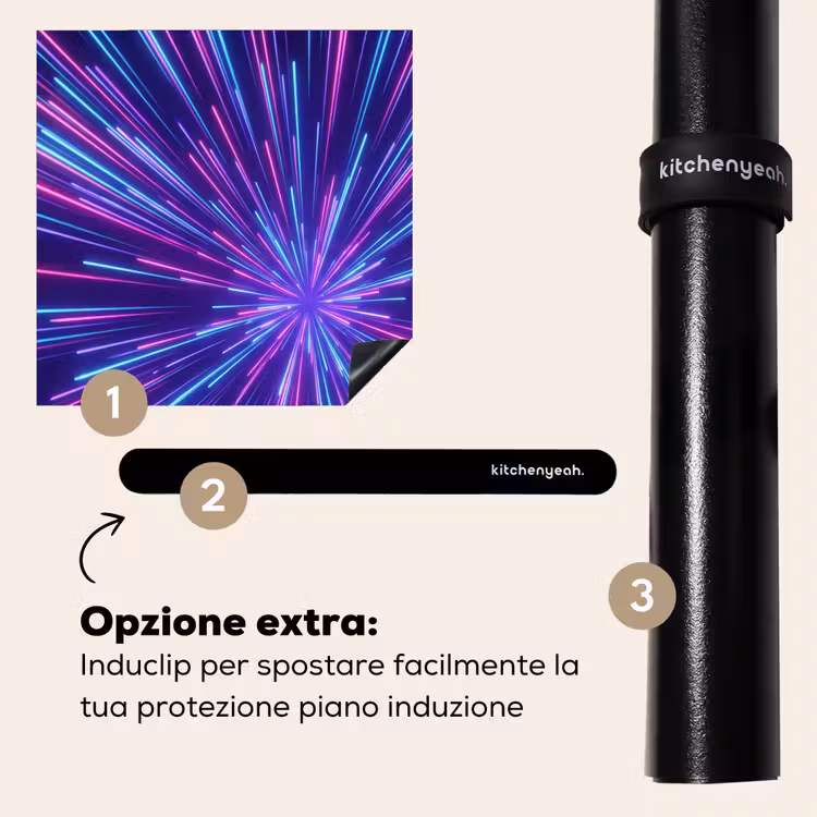 Protezione piano induzione - Dinamico - Spaziale - Colorato — 8