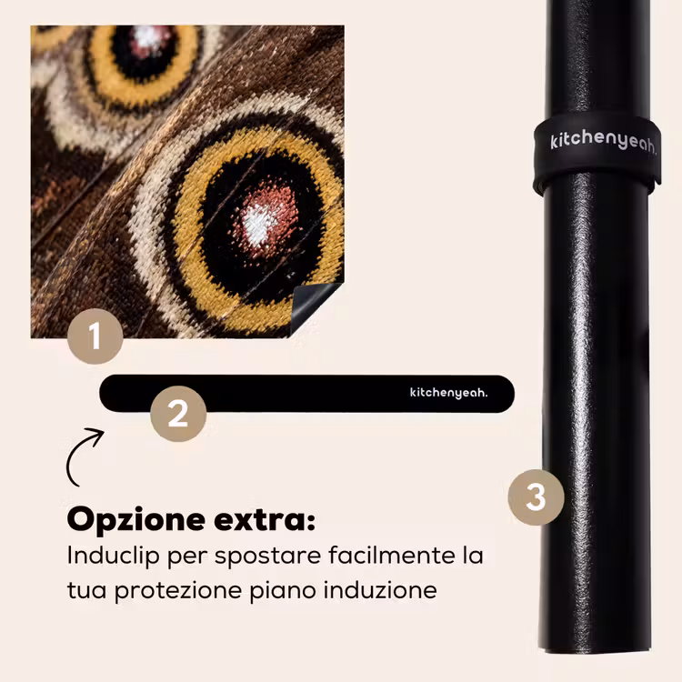 Protezione piano induzione - Farfalla - Ala - Astratto — 8