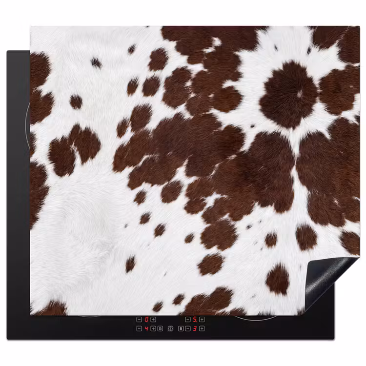 Protezione piano induzione - Pelle bovina - Classica - Marrone — 1