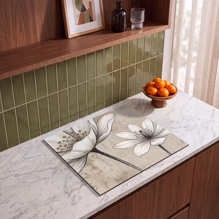 Protezione piano induzione - Moderno - Design - Bianco — 4