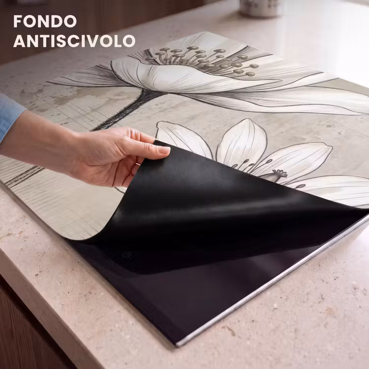 Protezione piano induzione - Moderno - Design - Bianco — 6