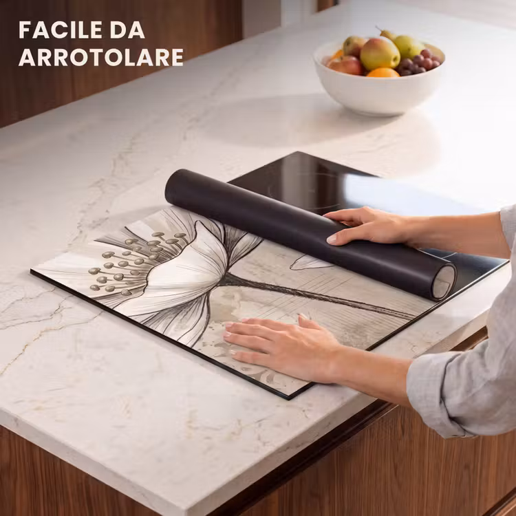 Protezione piano induzione - Moderno - Design - Bianco — 7