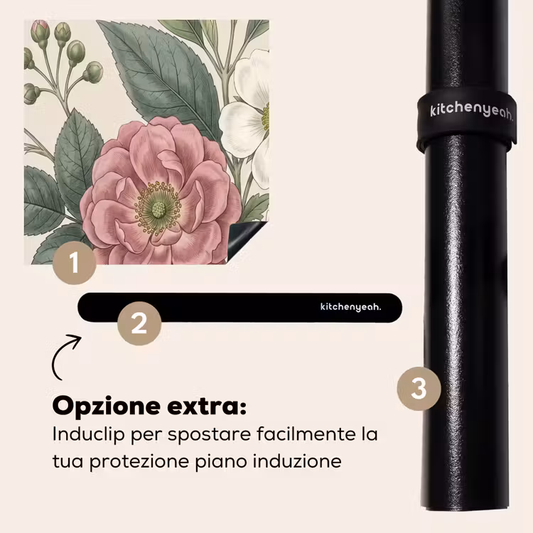 Protezione piano induzione - Romantico - Design - Colorato — 8