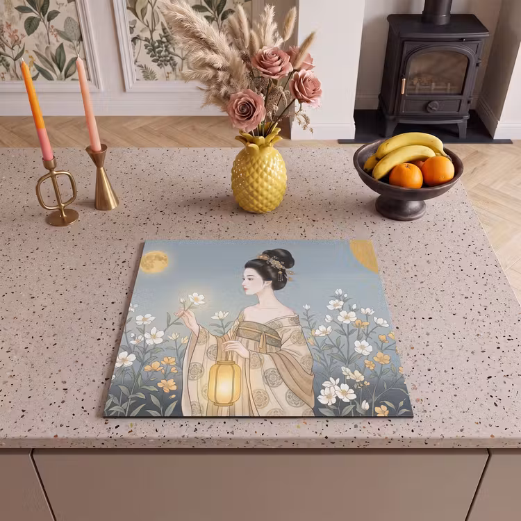 Protezione piano induzione - Asiatico - Donna - Kimono — 3
