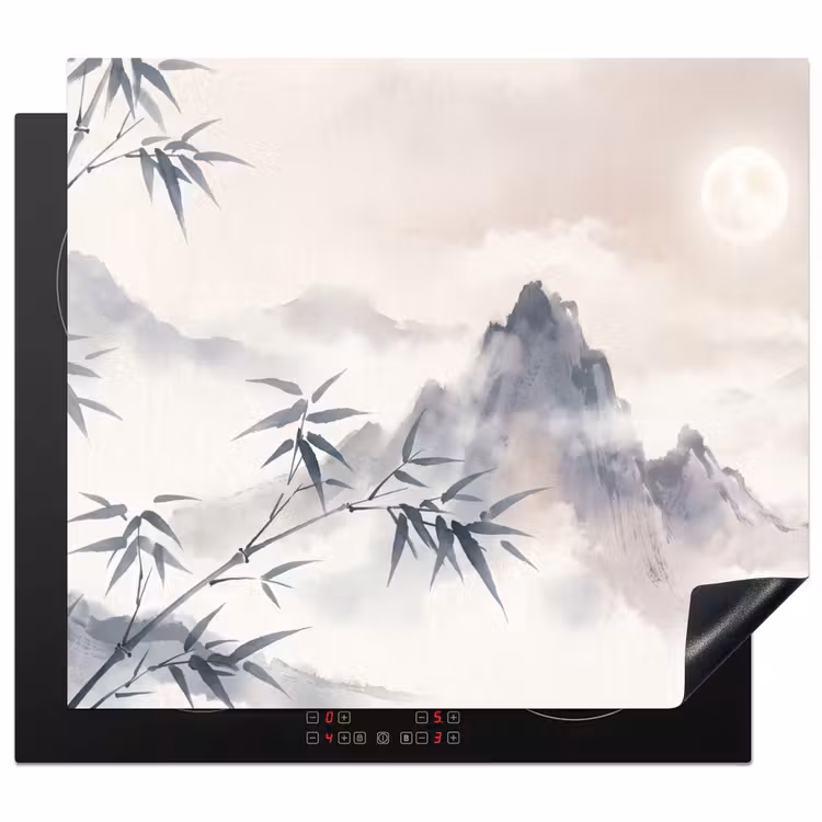 Protezione piano induzione - Bambù - Asia - Grigio — 1