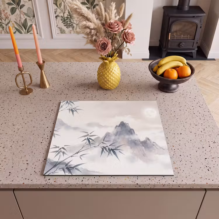 Protezione piano induzione - Bambù - Asia - Grigio — 3