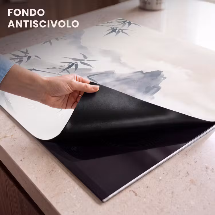 Protezione piano induzione - Bambù - Asia - Grigio — 6