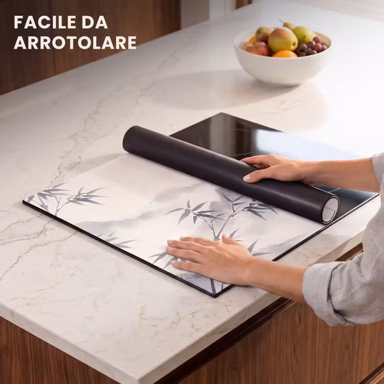 Protezione piano induzione - Bambù - Asia - Grigio — 7