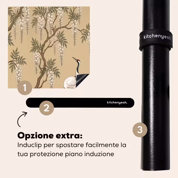 Protezione piano induzione - Gru - Acqua - Beige — 8