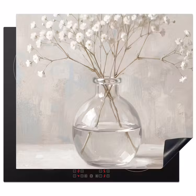 Protezione piano induzione - Plasterwort - Vaso - Bianco — 1