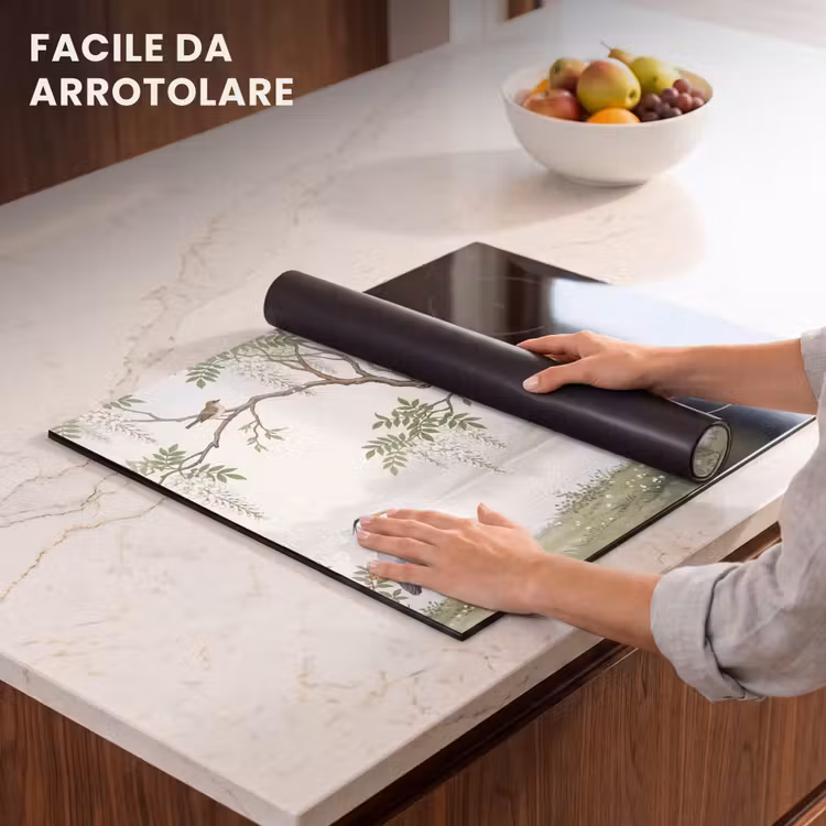 Protezione piano induzione - Airone - Paesaggio - Verde — 7