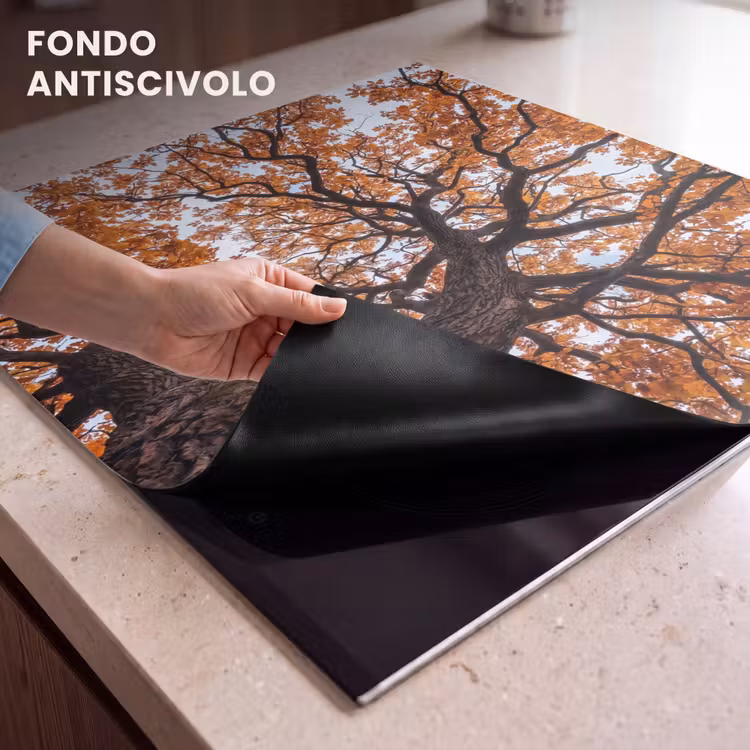 Protezione piano induzione - Albero - Chioma - Autunno - Arancione - Atmosferico — 6