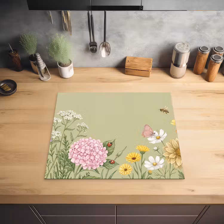 Protezione piano induzione - Botanico - Floreale - Colorato — 2