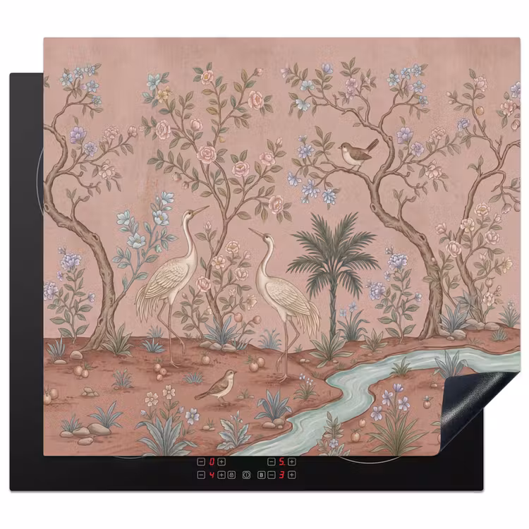 Protezione piano induzione - Nostalgico - Aironi - Rosa — 1