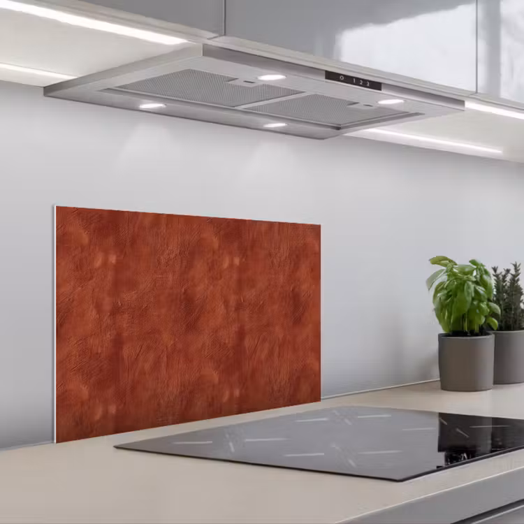 Paraschizzi cucina - Stucchi - Texture - Terracotta — 1