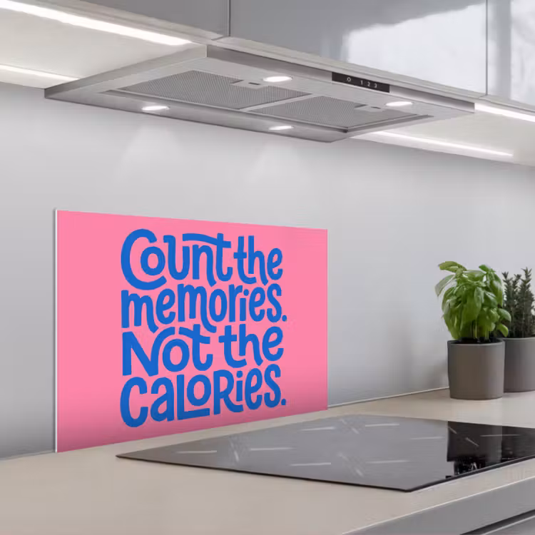Paraschizzi cucina - Ricordi - Rosa - Blu - Citazione — 1
