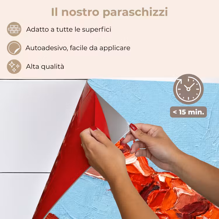 Paraschizzi cucina - Granchio - Mare - Animali - Astratto - Rosso — 4