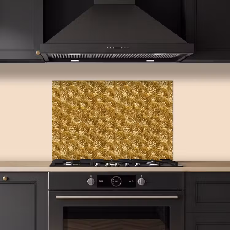 Paraschizzi cucina - Martellato - Mosaico - Antico - Oro — 5