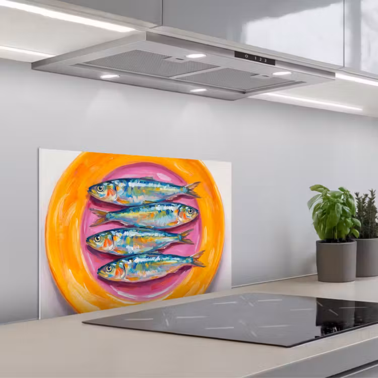 Paraschizzi cucina - Pesce - Quattro - Cibo - Moderno - Colorato — 1