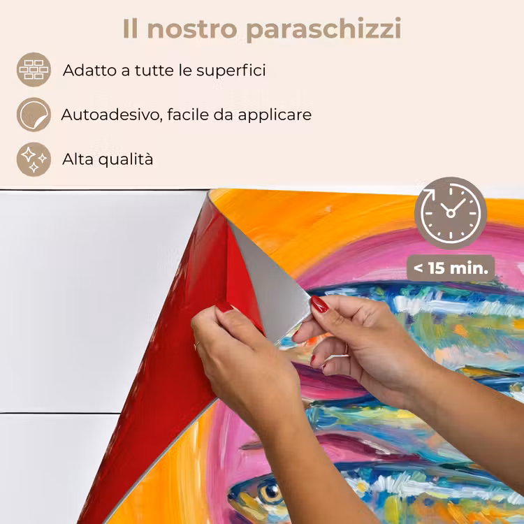 Paraschizzi cucina - Pesce - Quattro - Cibo - Moderno - Colorato — 4