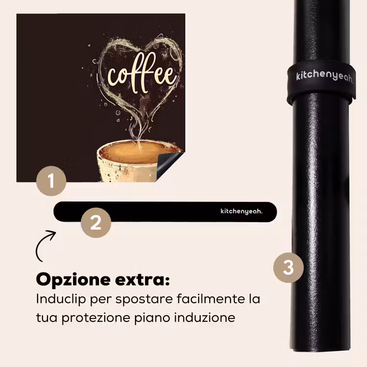 Protezione piano induzione - Caffè - Citazione - Cuore - Caffè — 8
