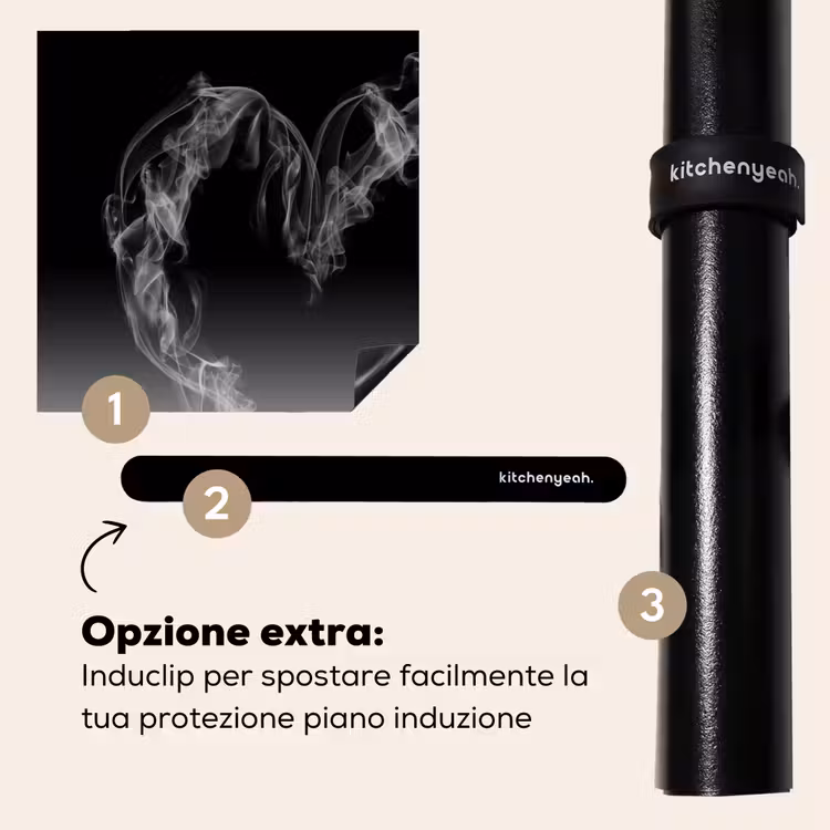 Protezione piano induzione - Caffè - Cuore - Bianco e nero - Tazze — 8
