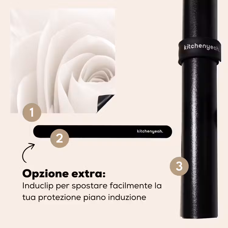 Protezione piano induzione - Spirale rosa seppia — 8