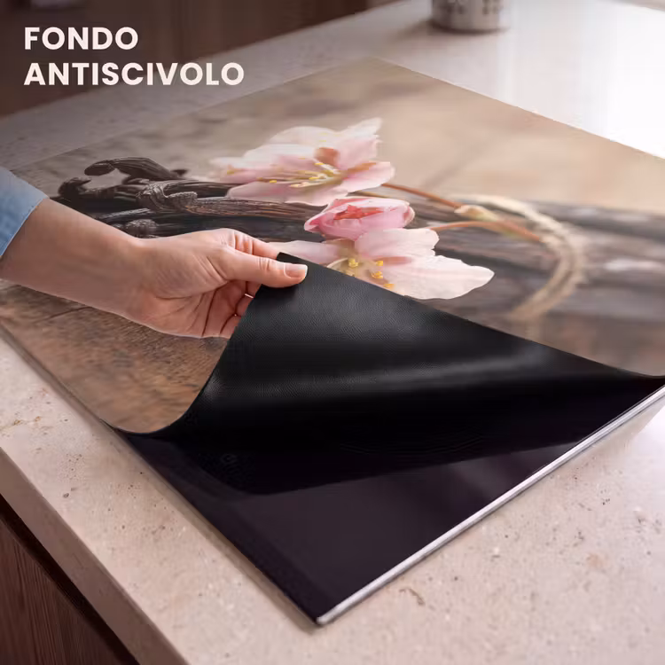 Protezione piano induzione - Vaniglia e fiori — 6