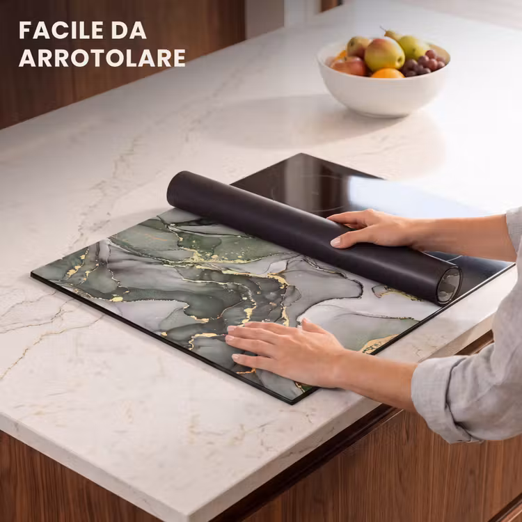 Protezione piano induzione - Vene d'oro su paesaggio liquido — 7