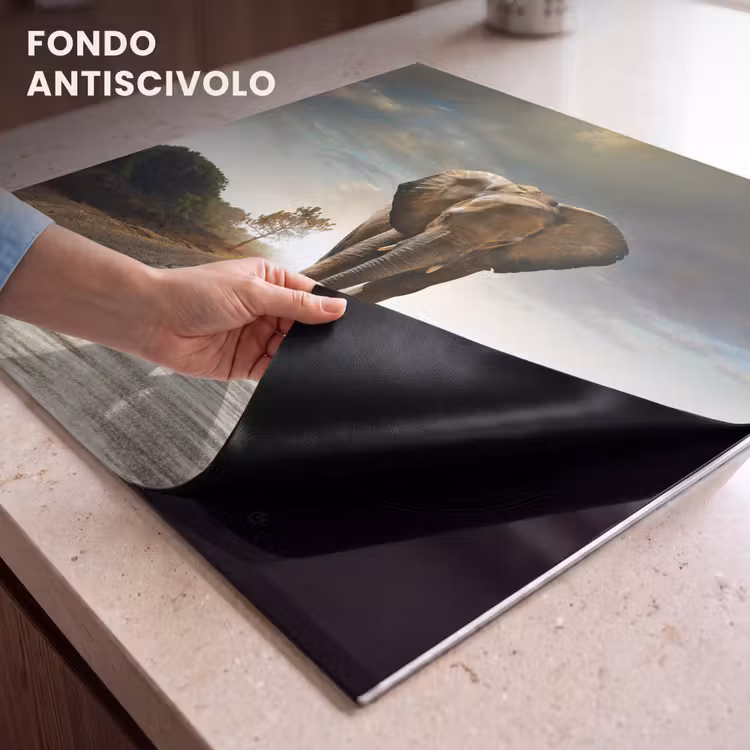 Protezione piano induzione - Viaggiatore all'alba — 6