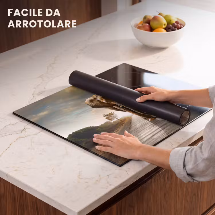 Protezione piano induzione - Viaggiatore all'alba — 7