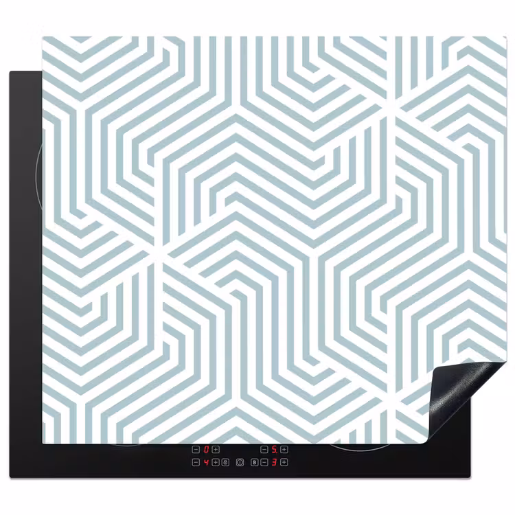 Protezione piano induzione - Zigzag ghiacciato — 1