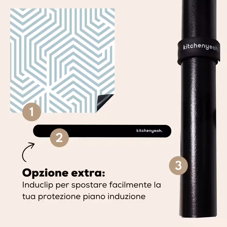 Protezione piano induzione - Zigzag ghiacciato — 8