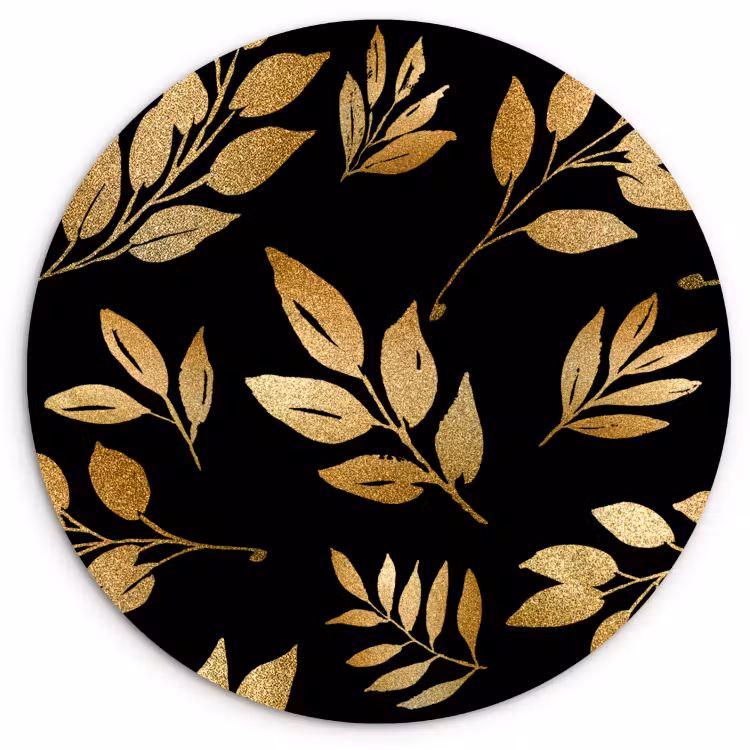 Quadro rotondo - Rami d'oro — 1