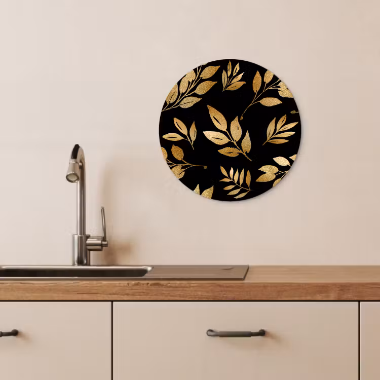 Quadro rotondo - Rami d'oro — 4