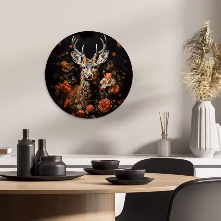 Quadro rotondo - Flora notturna — 1
