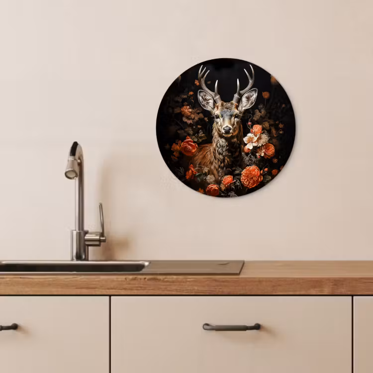 Quadro rotondo - Flora notturna — 4