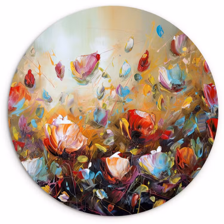 Quadro rotondo - La ricchezza del vento — 4