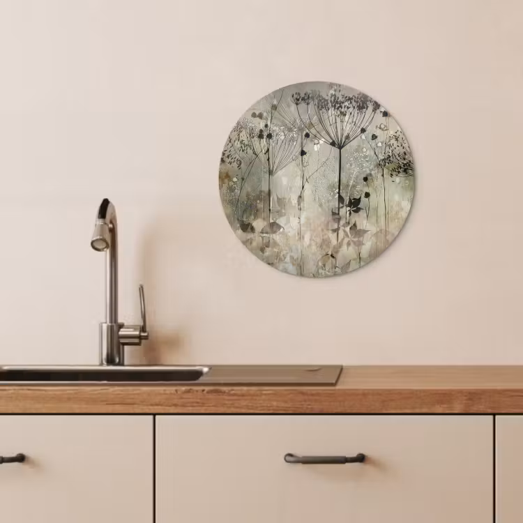 Quadro rotondo - Ombre d'autunno — 2