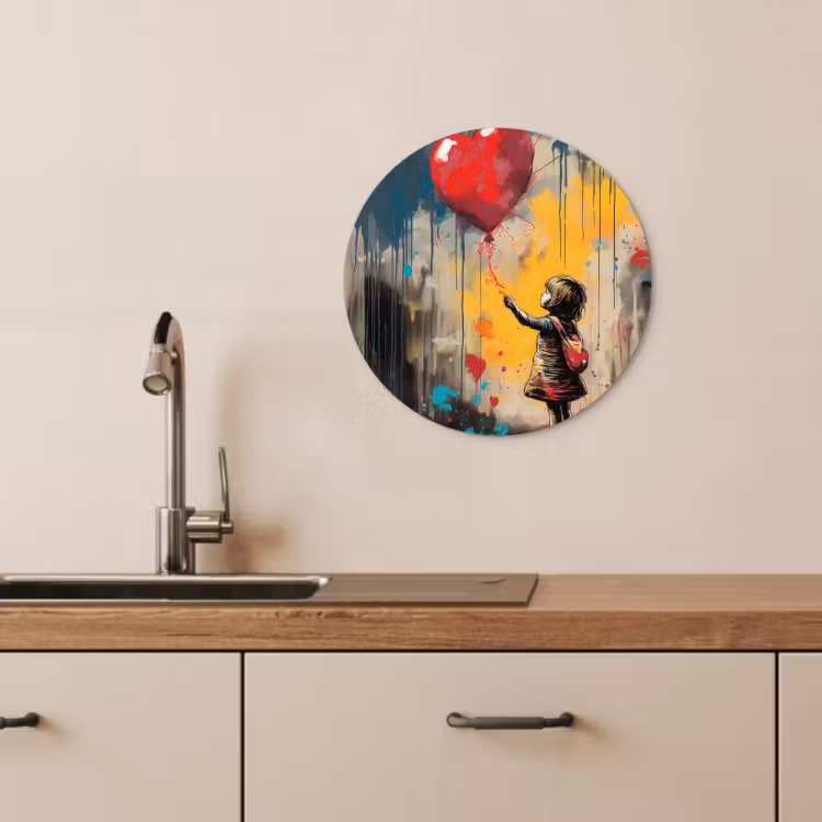 Quadro rotondo - Passione in città — 4